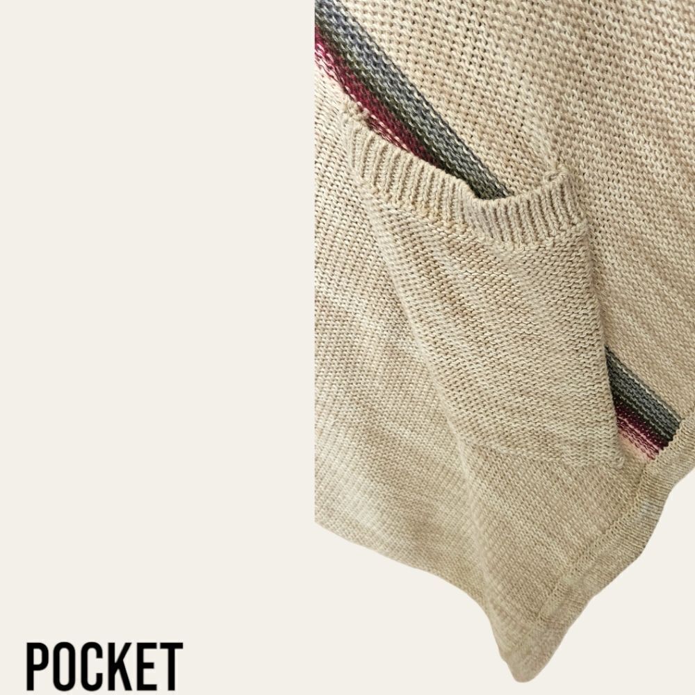 TORRID multi- color Soft Border striped open fron… - image 8